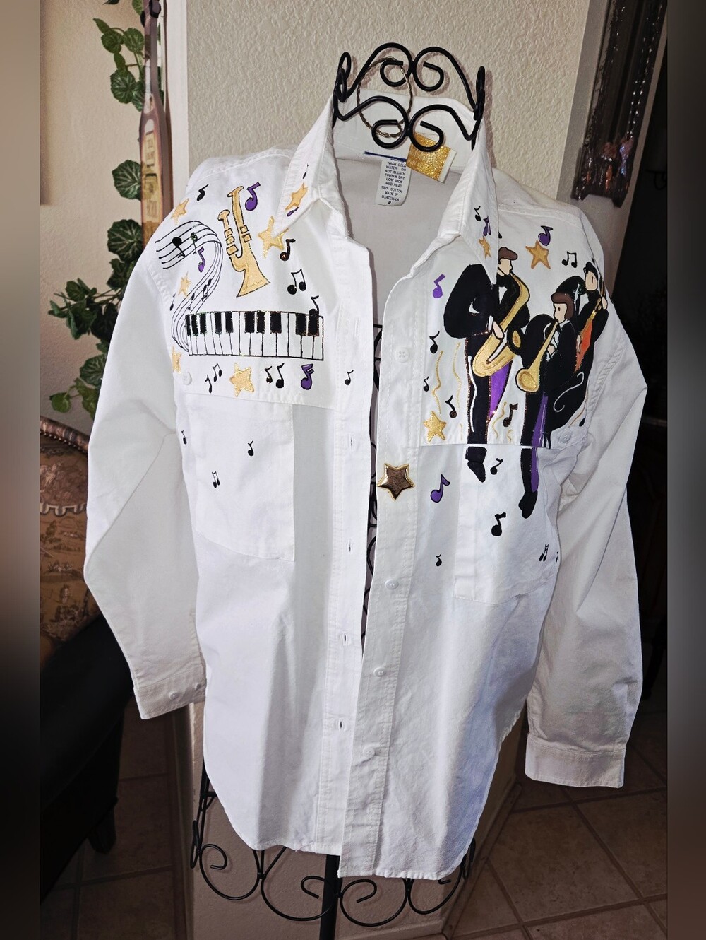 100% COTTON.M. SHIRT